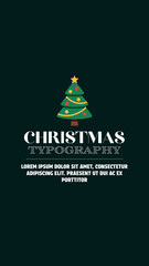 Christmas Greetings Animated Typography