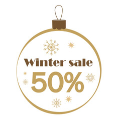 Winter sale. Text, bener, lettering, poster