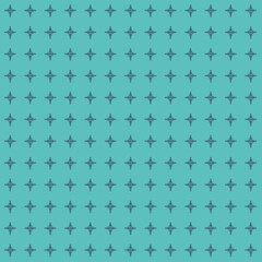 Naklejka premium Floral Pattern on Teal Background