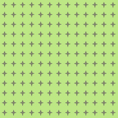 Naklejka premium Repeating Floral Pattern on Green Background