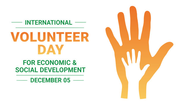 International Volunteer Day campaign promoting social and economic development