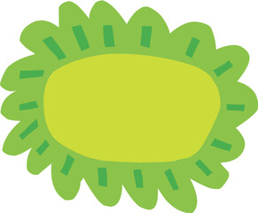 cute hand drawn cartoon text frame suitable for journal or poster