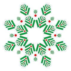 Zielony dekor na święta Bożego Narodzenia © EwaAF