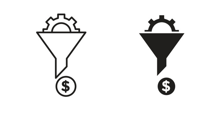 Lead generation icon isolated vector Illustration. Vector pictogram for web and app