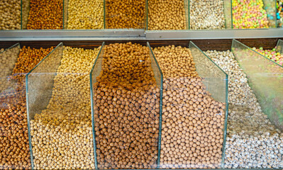 The views of famous Tavşanlı roasted chickpeas.