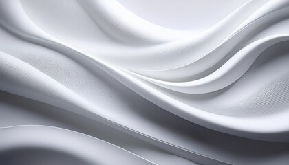 Obraz premium Elegant White Gradient Background With Subtle Curves