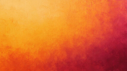 A vibrant, textured gradient background transitioning from bright orange and yellow to warm deep red and maroon tones.