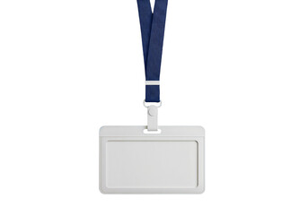 blank id badge