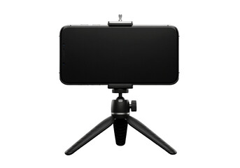 Phone on a tripod