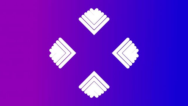 A dynamic, stylish, and modern animated background for your beautiful videos. Animated gradient background with moving arrows. Target indicator.