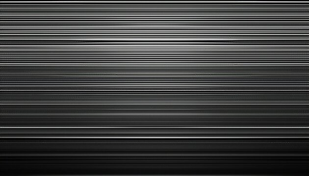 horizontal black and white scan lines texture abstract - Powered by Adobe