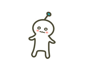 Cute Alien Character