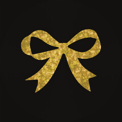 Glitter ribbon banner clipart ornament element vector