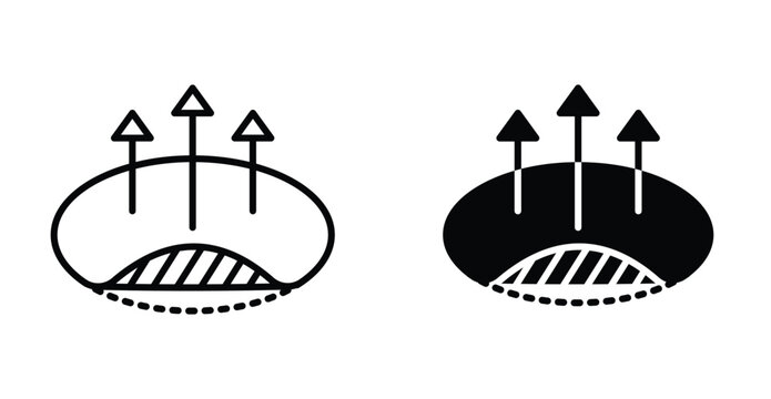 Peel off icon graphic design. Vector icon illustrations