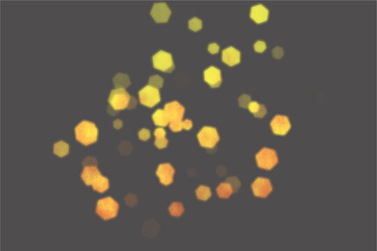 Luxury Gold Bokeh Overlay Background with Glitter Sparkle Light Effect Abstract Festive Glow Texture