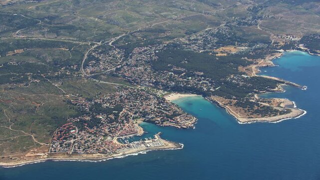 vue a&eacute;rienne de Carro