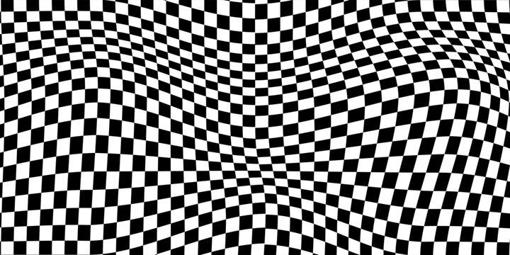 Checkerboard. black and white background for checkers and chess featuring a square pattern with a grid.
