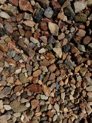 Group of natural river stone