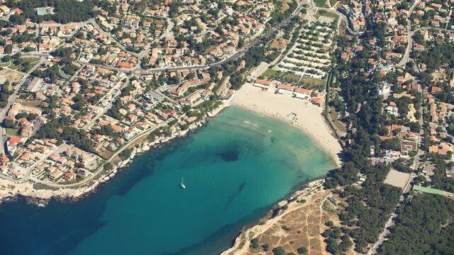 vue a&eacute;rienne de Carro