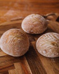 fresh baked sourdough bread bowls