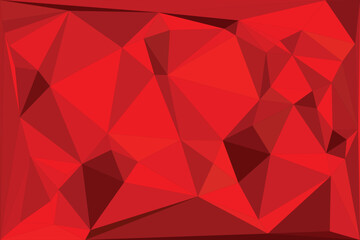 Abstract red geometric triangle pattern vector illustration background texture design wallpaper