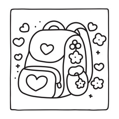 Bold and Easy Valentine's Day Coloring Page for Kids and Adults,  Cozy Love Coloring Page, Cute and Cozy, Bold and Easy, Fun Romantic, Hygge-Inspired Designs, Valentine's Day, Self-love, Victor art.