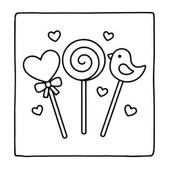 Bold and Easy Valentine's Day Coloring Page for Kids and Adults,  Cozy Love Coloring Page, Cute and Cozy, Bold and Easy, Fun Romantic, Hygge-Inspired Designs, Valentine's Day, Self-love, Victor art.