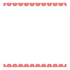 Fototapeta premium red heart frame