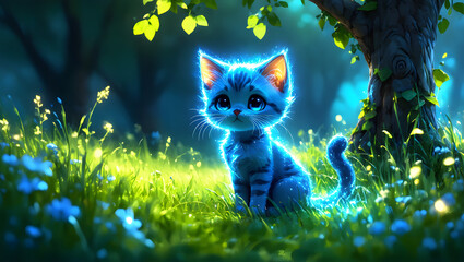 Moonlight Magic: A Whimsical Cats Midnight Adventure