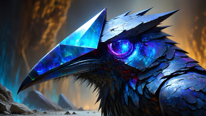 The Blue-Winged Falcons Gaze