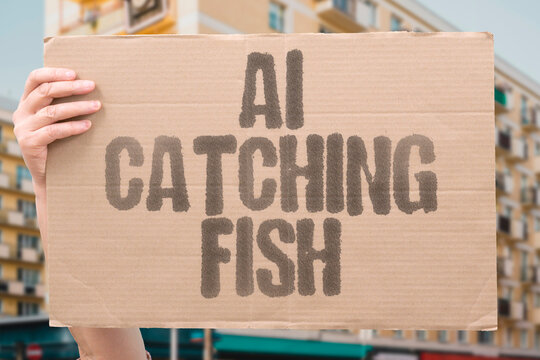 "AI Catching Fish" Autonomous vessels locate and harvest seafood using advanced sensors. FISH. FISHING. BOAT. CATCH. OCEAN.
