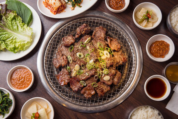 Traditional Korean dish bulgogi