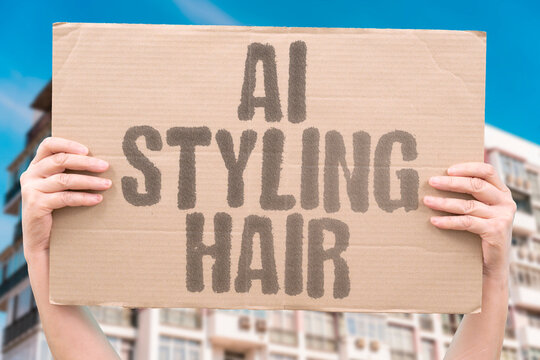 "AI Styling Hair" Robotic systems cut and color hair following programmed styles. HAIR. STYLIST. SALON. CUT. STYLE. - Powered by Adobe