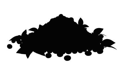 Fresh cranberries with leaves for holiday baking and seasonal celebrations festive harvest ingredient