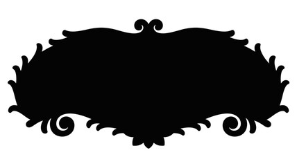 Elegant flourishes frame with vintage charm for invitations and decorative designs for sophisticated projects