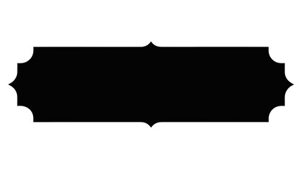 Elegant flourish frame design element for invitations, announcements or branding with an antique feel