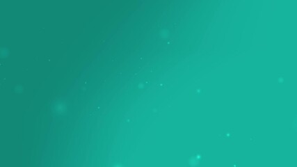 Teal background with soft floating particles and gentle sparkle lights creating a calm modern atmosphere ideal for festive designs and global celebration themes