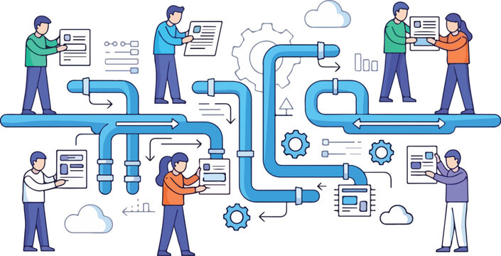 Person in wheelchair waiting for elevator in a building with people around.