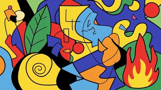 vector illustration of an abstract background