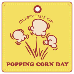 Business of Popping Corn Day