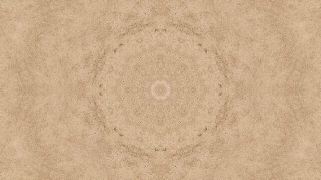 rotating sandstone mandala abstract background