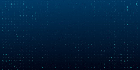 Texture composed by a sequence of zero and one numbers on a white background