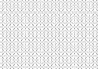 Isometric grid pattern