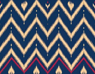 Vibrant Zigzag and Diamond Pattern