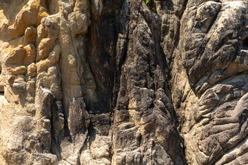 Texture of a huge rock