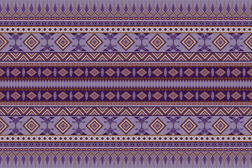 Colorful Geometric Abstract Ethnic Pattern seamless.