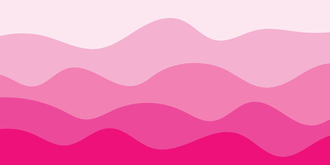 abstract creative minimalist gradient pink sea wave design for banner, poster, background.