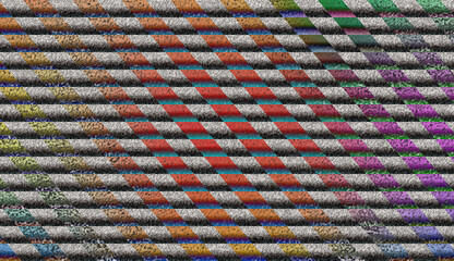 Diagonal Striped Pattern Abstract Texture Background in Colorful Tones