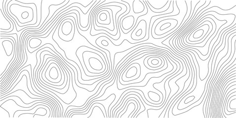 Abstract Topographic background. Geographic line map. Wavy pattern design. Paper texture imitation of a geographical map shades. Vector illustration. Topographic gradient line map. Abstract circle li  © Manjur