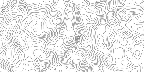Abstract Topographic background. Geographic line map. Wavy pattern design. Paper texture imitation of a geographical map shades. Vector illustration.	